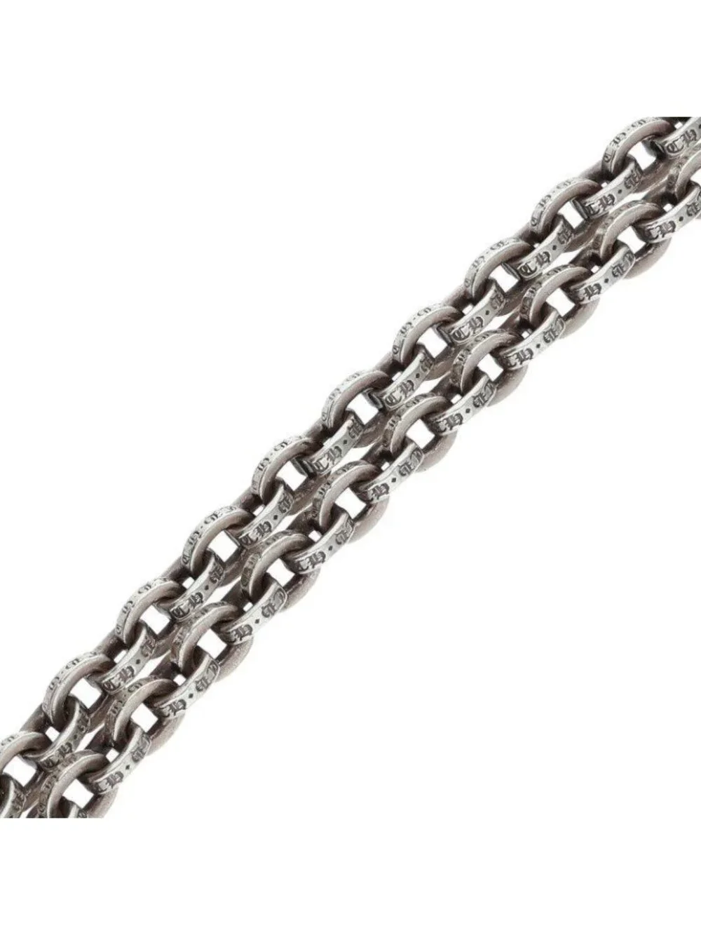 Chrome Hearts Paper Chain 20 Silver Necklace